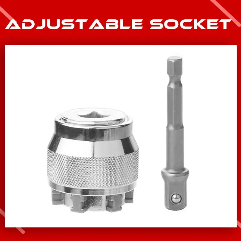 

Universal Socket Magic Wrench DIY Torque Wrench Key Ratchet Socket Spanner Multi Drill Attachment Adapter Socket Drop Shipping