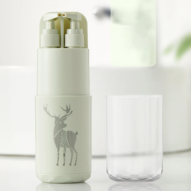 green 5 шт. походный футляр для зубной щетки Органайзер для ванной Tumblers умывальник портативный держатель для зубных щеток мыльница, аксессуары для ванной комнаты Набор - Цвет: green