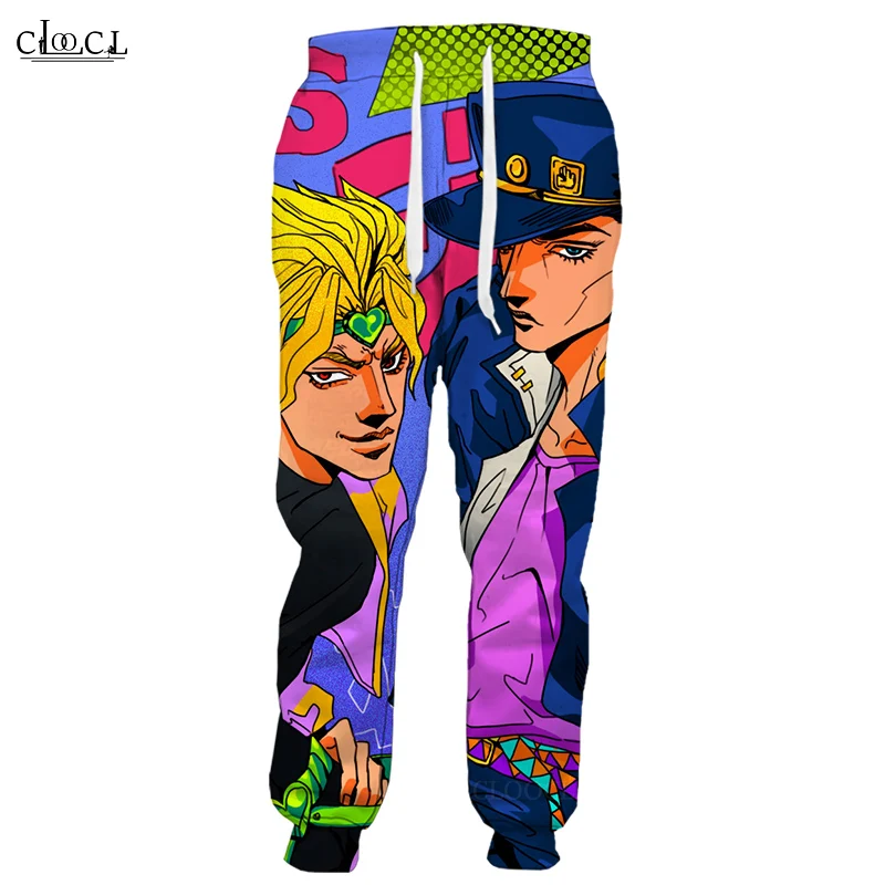 

HX Anime JoJo's Bizarre Adventure Trousers Men Women Sweatpants 3D Print Jogging Fashion Casual Pants Sweatpants Drop Shipping