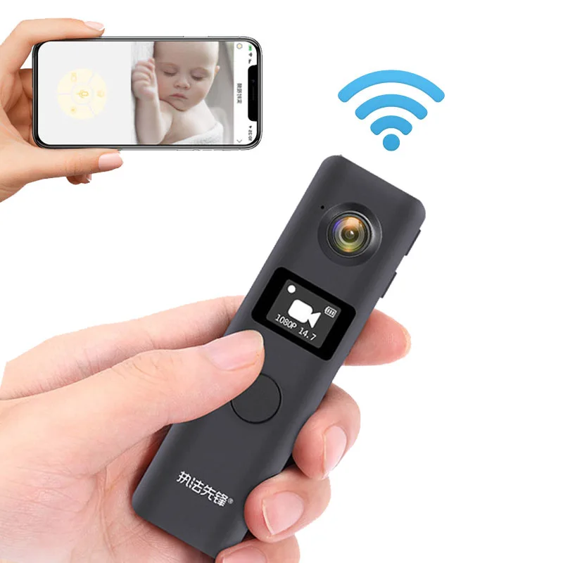 Беспроводная мини камера JOZUZE C19 с поддержкой Wi Fi маленькая видеокамера ручная