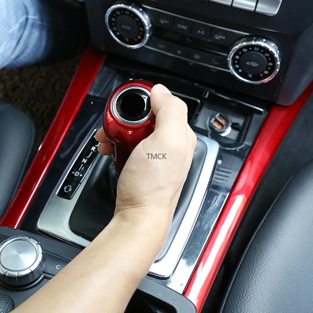 Аксессуары для Mercedes Benz C Class W204 C180 C200 2007-2013 декоративные полосы центральной