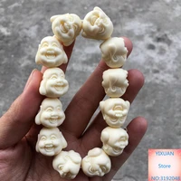 ivory fruit hand string maitreya buddha pendant mens stationery buddha bead handle piece rosary bead mens and womens bracelet