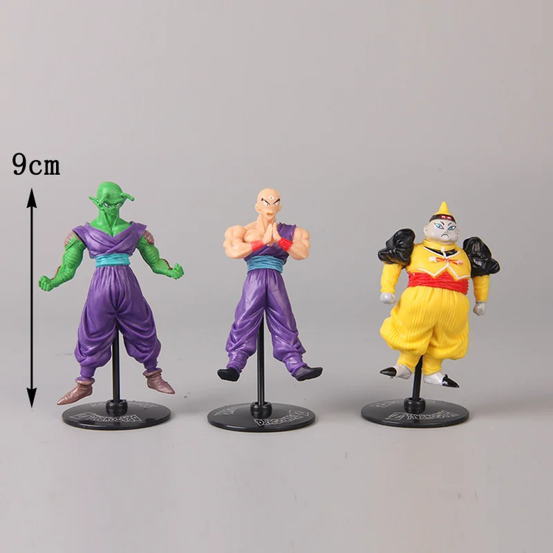 Новинка 10 шт. персонажей Dragon Ball Z фигурки аниме DRAGONBALL игрушки вуконг Гоку Роши