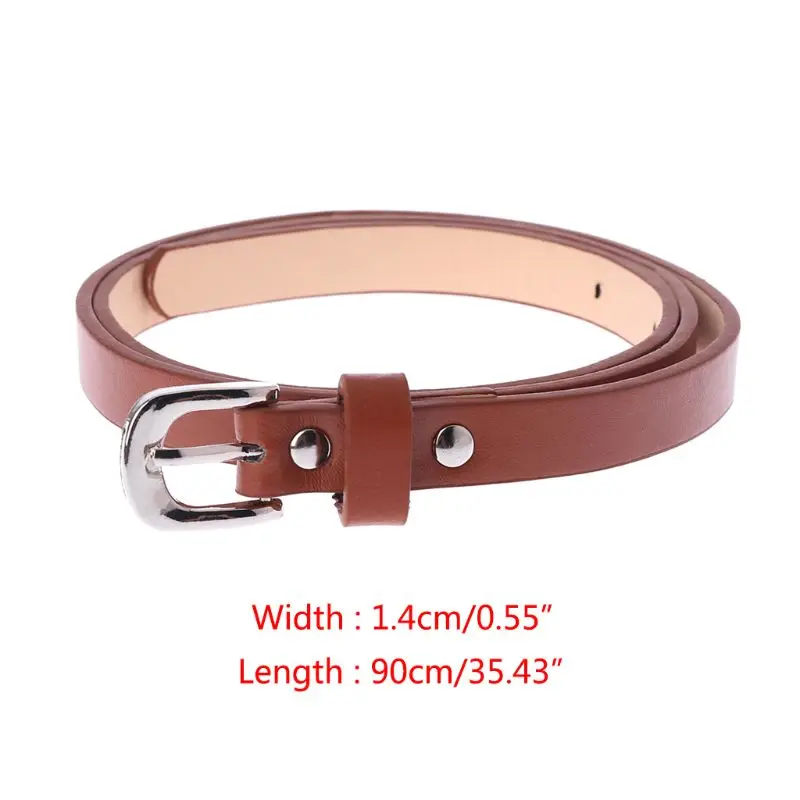 

2021 New Hot Sale Kids PU Leather Belts Children Boys Girls Leisure Waist Strap