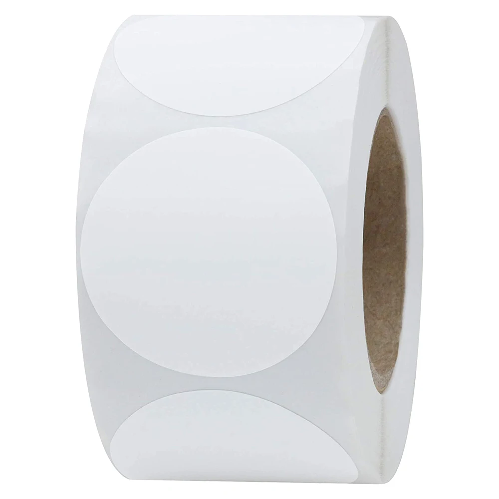 Канцелярских принадлежностей 2 &quotБелый Цвет кодирования этикетки круглый кулон