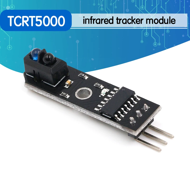 10 шт. инфракрасный линия трек последователь Сенсор TCRT5000 препятствие Avoidanc DC 5V для