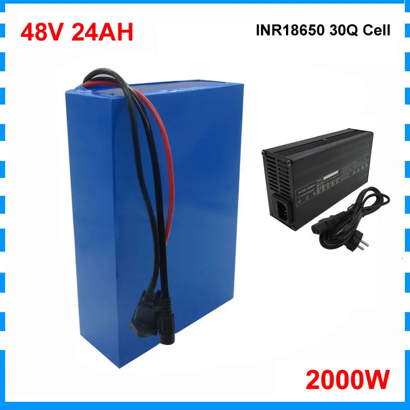 Аккумулятор для электровелосипеда 2000 Вт 48 В 24 Ач 30 | Спорт и развлечения