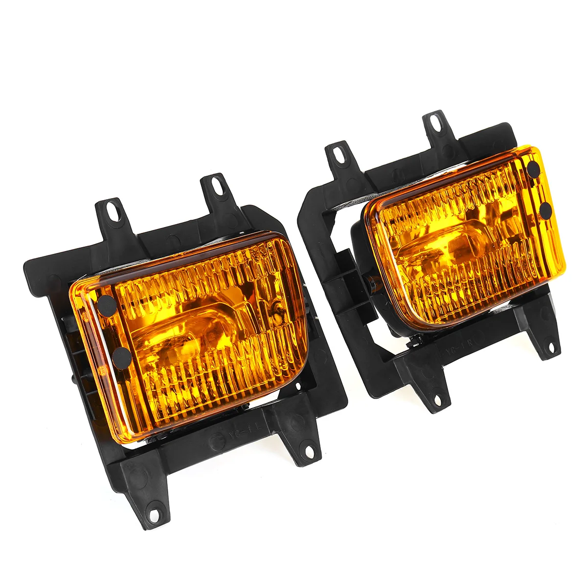2 шт. желтый бампер передний кристально чистый противотуманный светильник без