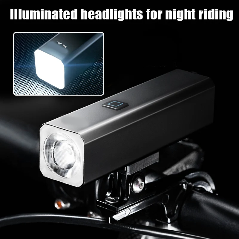 

Светодиодный велосипедный фонарь, перезаряжаемый через USB, суперъяркий, 100/1500 лм, передняя фара велосипеда с интеллектуальным датчиком движ...