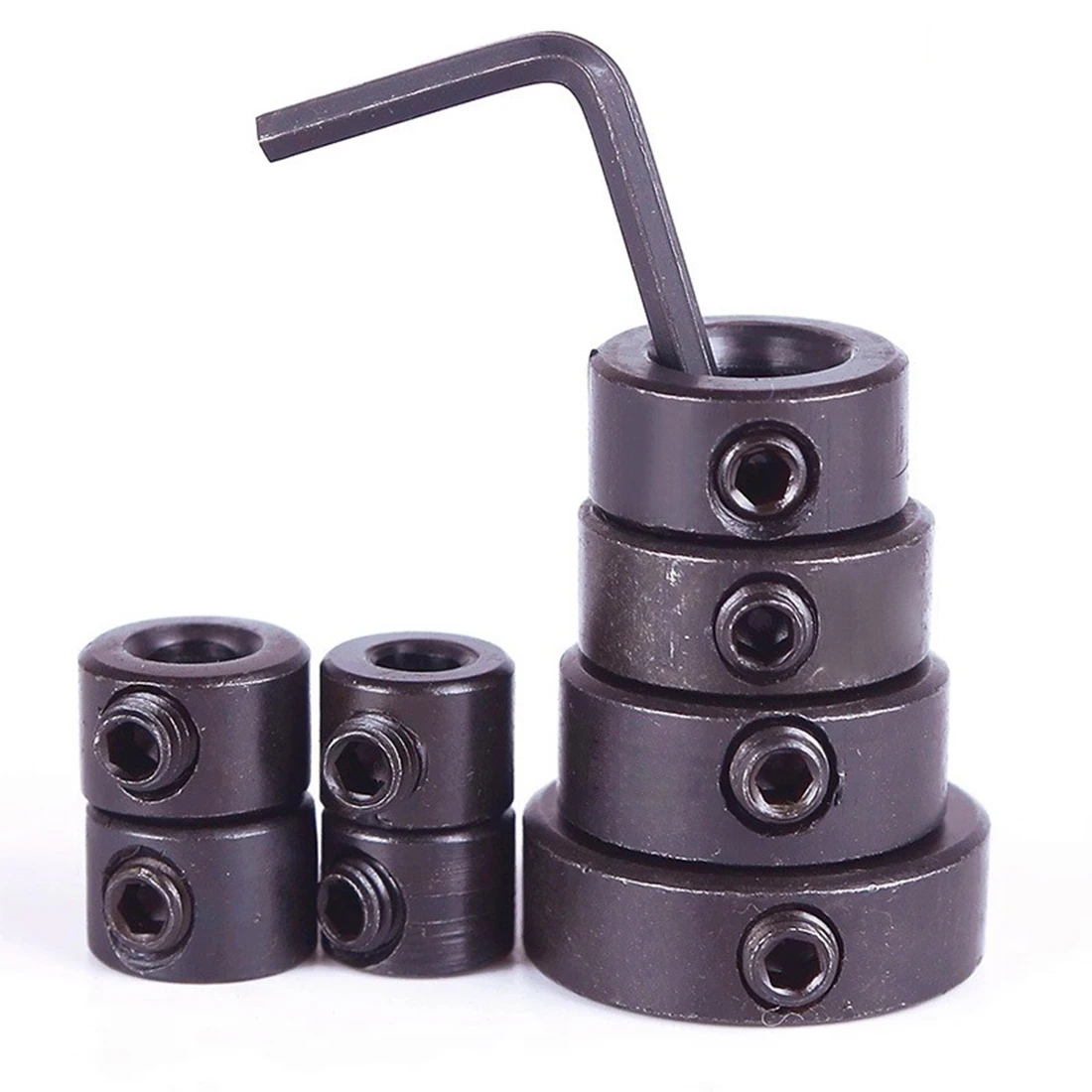 

8pcs Drill Bit Depth Stop Collar Ring 3-16mm Positioner Spacing Ring Drill Bits Limiter Locator Woodwork Tool