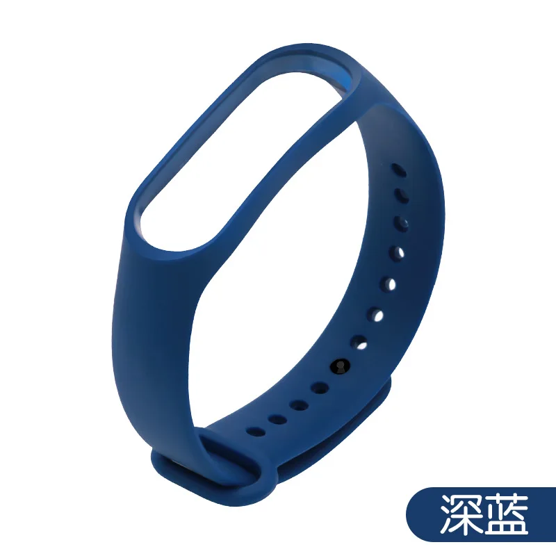 Navy blue band Смарт-браслет M3, монитор сердечного ритма с напоминанием о вибрации, фитнес-трекер, Bluetooth, Смарт-часы для ношения, мужские часы - Цвет: Navy blue band
