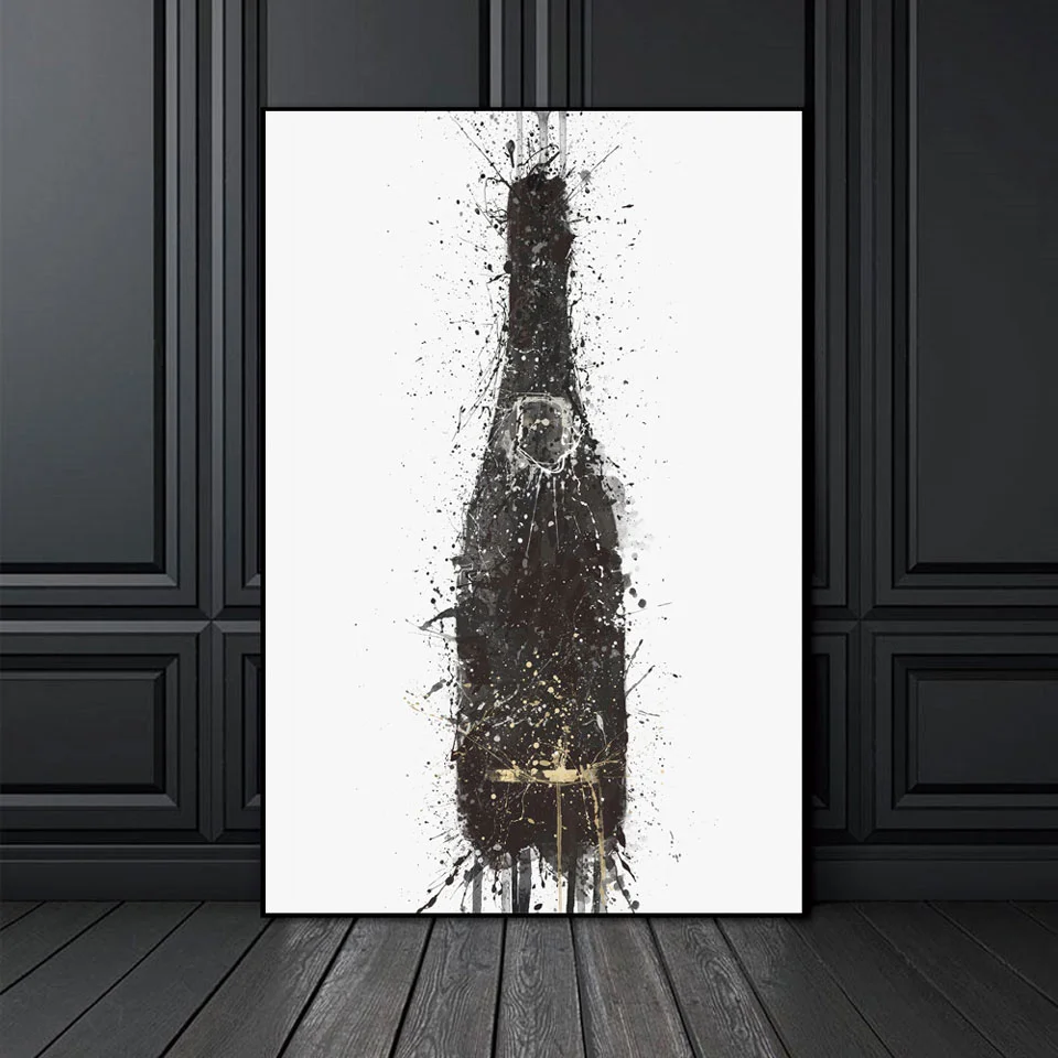 Картины HD с принтом флакон духов модульная Скандинавская настенная Картина на