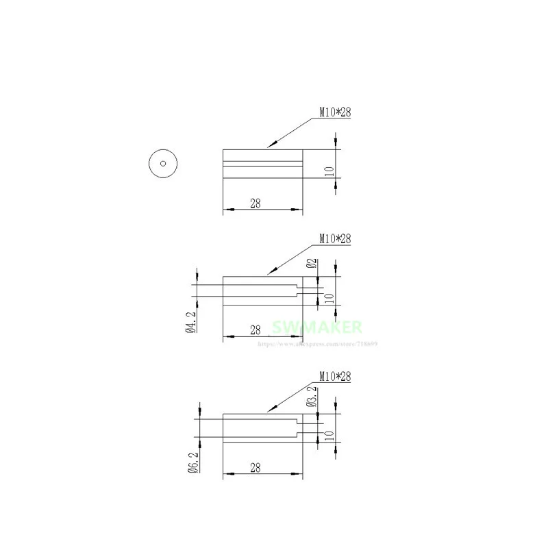 Аксессуары для 3D-принтера Reprap подающие трубы из нержавеющей стали 1 75 мм budaschnano 2 0
