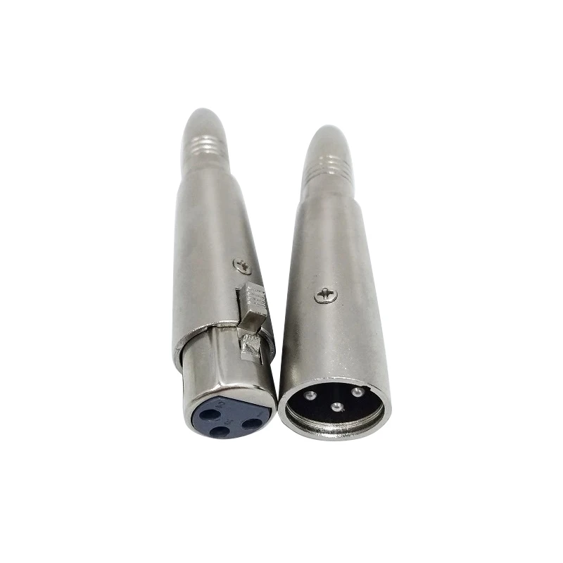 XLR 3-контактный Штекерный разъем 1/4 &quot6 35/6 5 мм гнездо Аудио Адаптер миксер