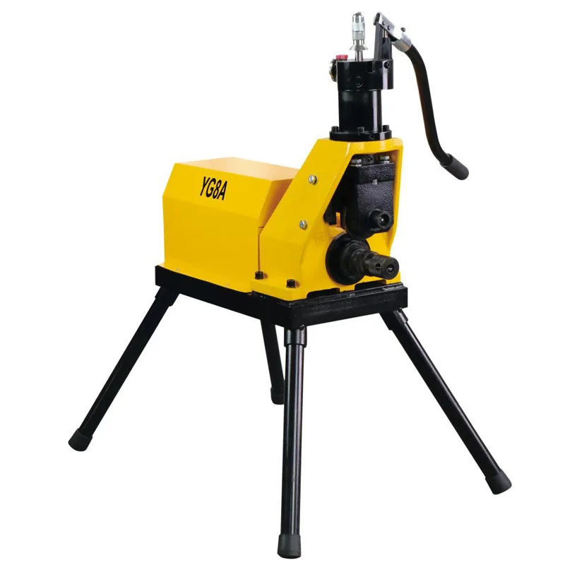 

2-8 inches iron Tube 220v / 380v Stainless Steel Pipe Electric Hydraulic Tools With Roller Rolling Slotted Grooving Machine