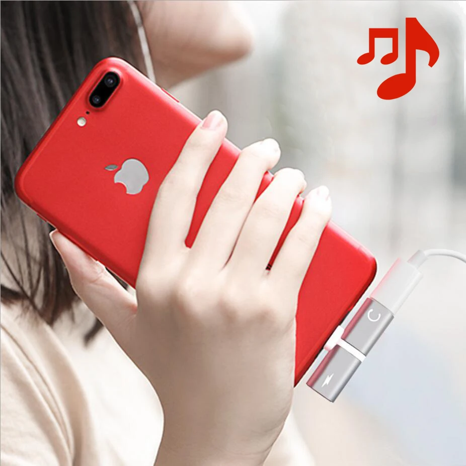10X аудио адаптеры для iPhone X XS XR 8 7 разъем разветвитель зарядное устройство адаптер
