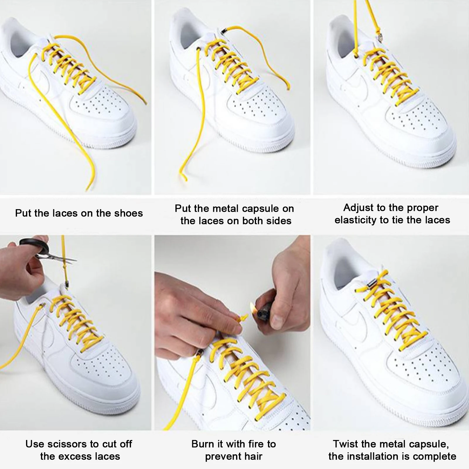 Shoelace Buckle Lock Metal Shoelaces Accessories No Tie Lace Lockfor Sneaker Kits |
