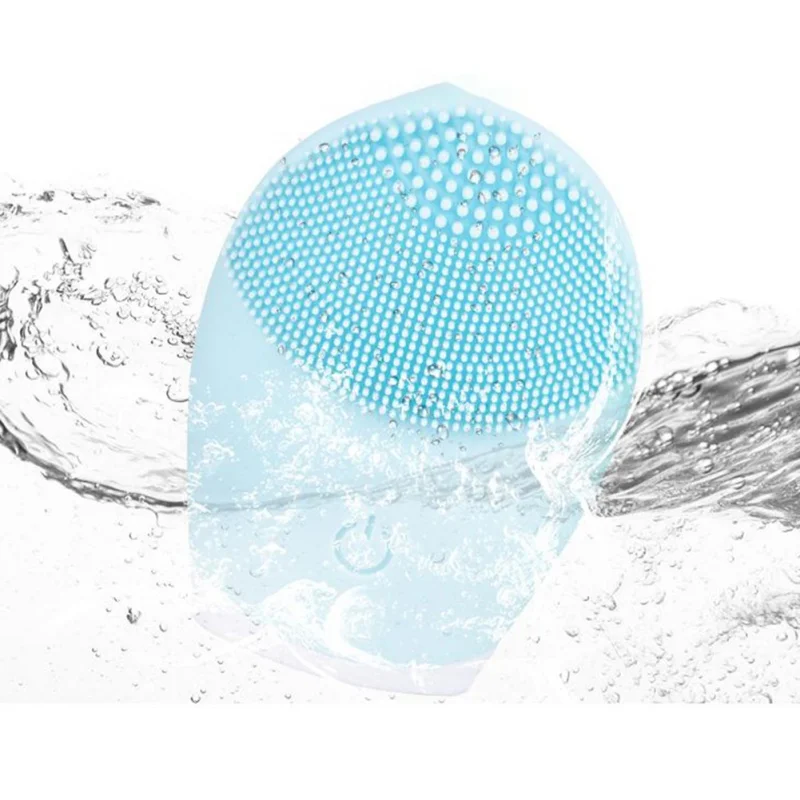 Силиконовая щетка для очищения лица электрическое очищающее средство кожи