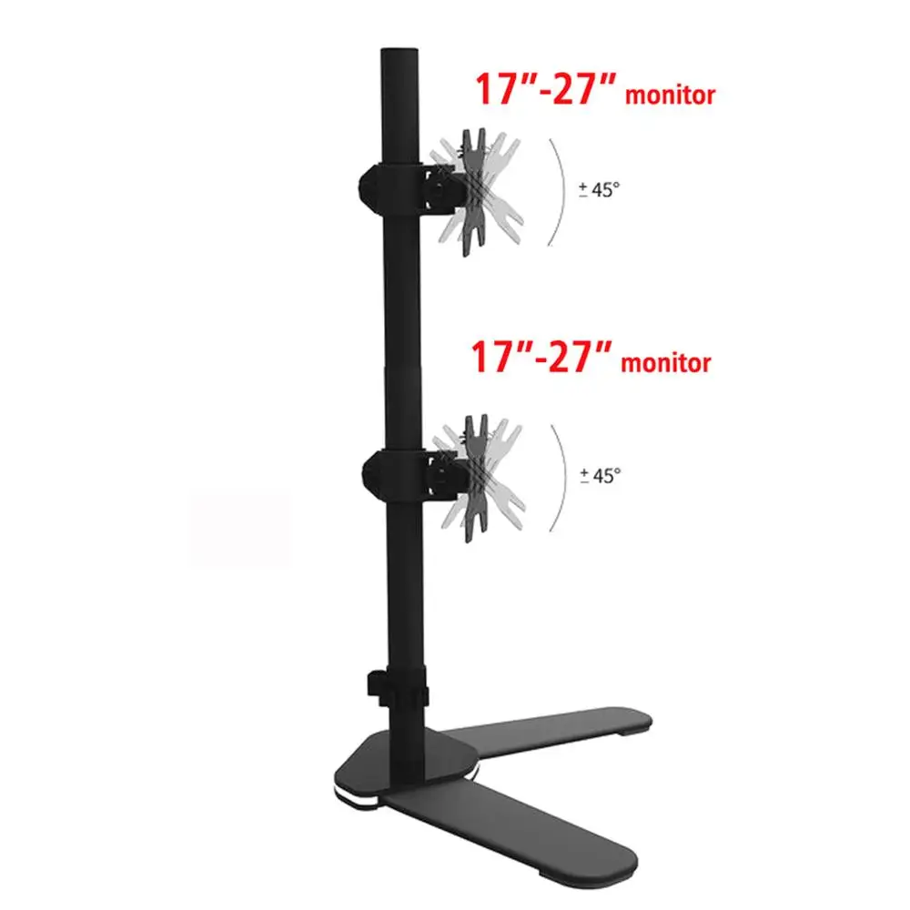 DL M071D Desktop17 27 &quotбольшая база lcd светодиодный двойной монитор Настольный держатель