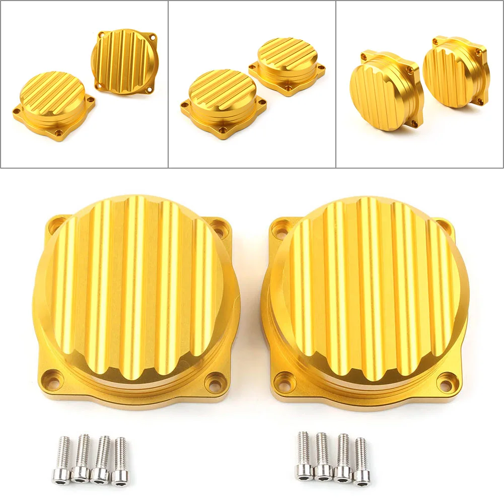 Золотой мотоцикла крышка карбюратора Алюминий 2 шт. для Triumph Bonneville скремблер Thruxton