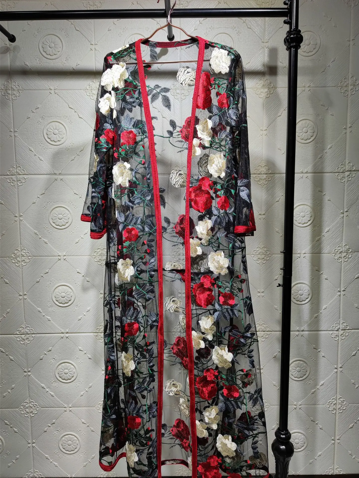 

Горячая Распродажа, длинные платья Дубай Abaya с прострочкой, лидер продаж, мусульманское платье, женское официальное черное платье Abaya, мусульманские платья AB059