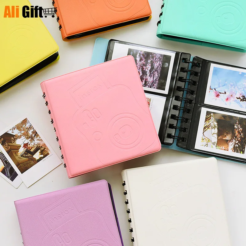 68 карманных мгновенных макарон в виде катушки для хранения Fujifilm Instax Мини альбом
