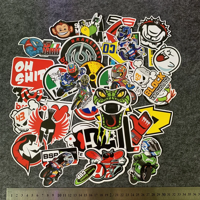 40 шт./компл. автомобильные наклейки мотоциклетная наклейка боковое украшение для