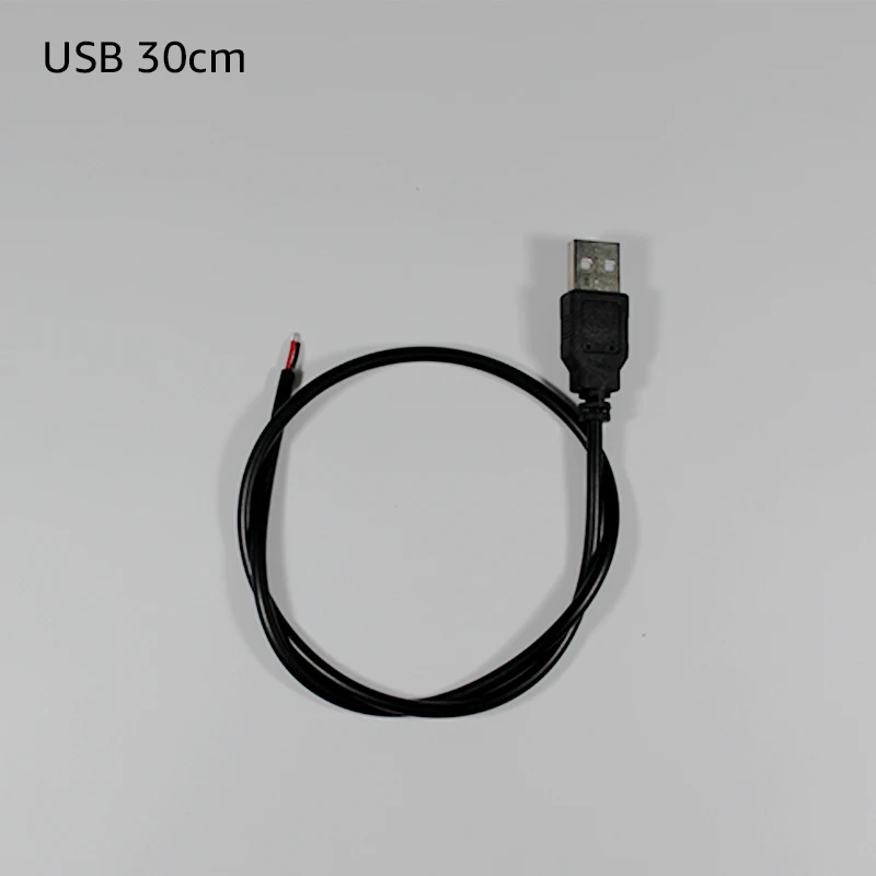 30CM USB Медные провода водонепроницаемые провода с подсветкой украшения света RGB 1 м 2 м 3 м полосы Рождество праздник украшение для вечеринки в день рождения - Испускаемый цвет: 30CM USB