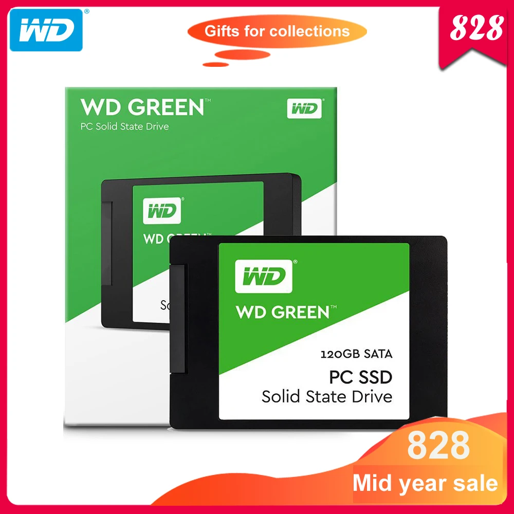 Внутренний твердотельный накопитель Western Digital SSD 120 ГБ 240 SATA 3 2 5 дюйма внутренний