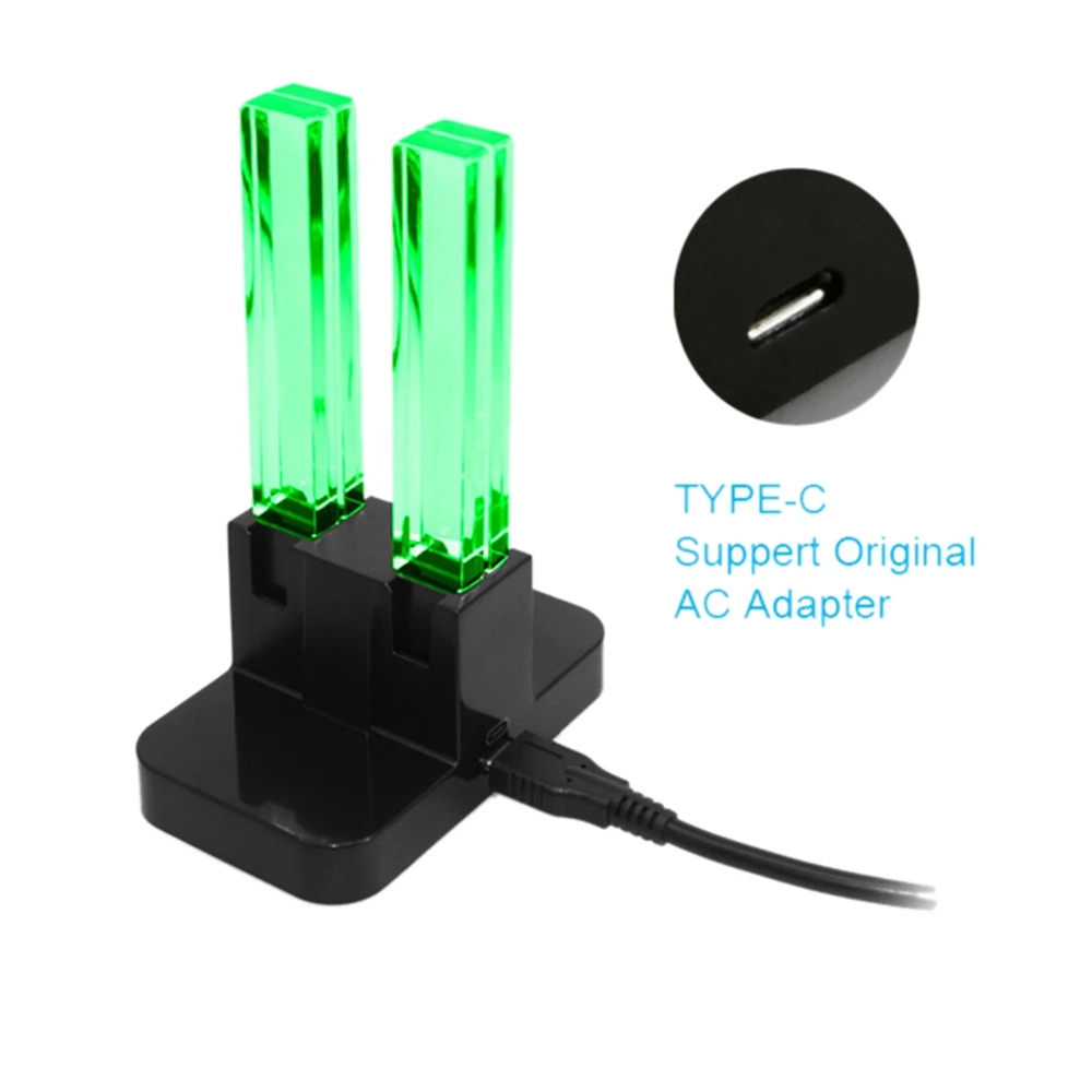 Аксессуары для Nintendo двойное светодиодное зарядное устройство зарядная