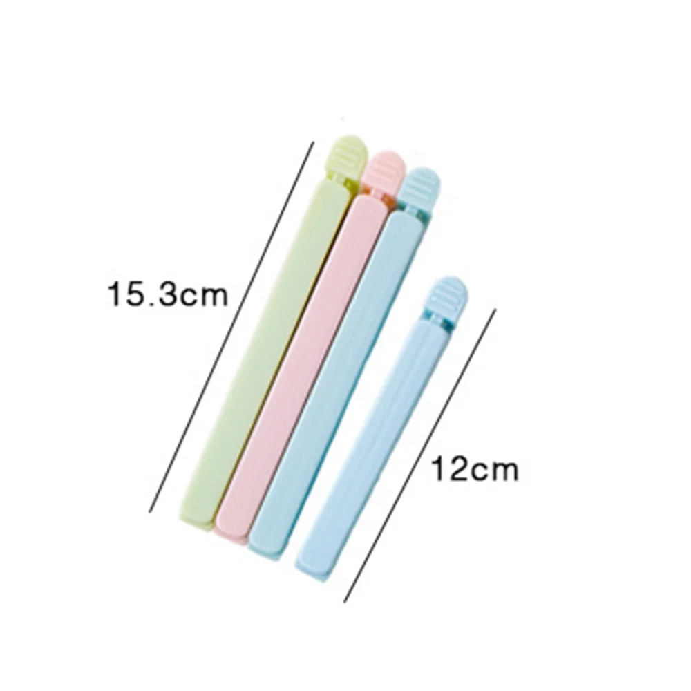 

30pcs Food Bag Clips Snacks Sealing Clip Fresh-Keeping Clamp Sealer for Kitchen Home Dormitory (Mixed Colors, Large Size+Small