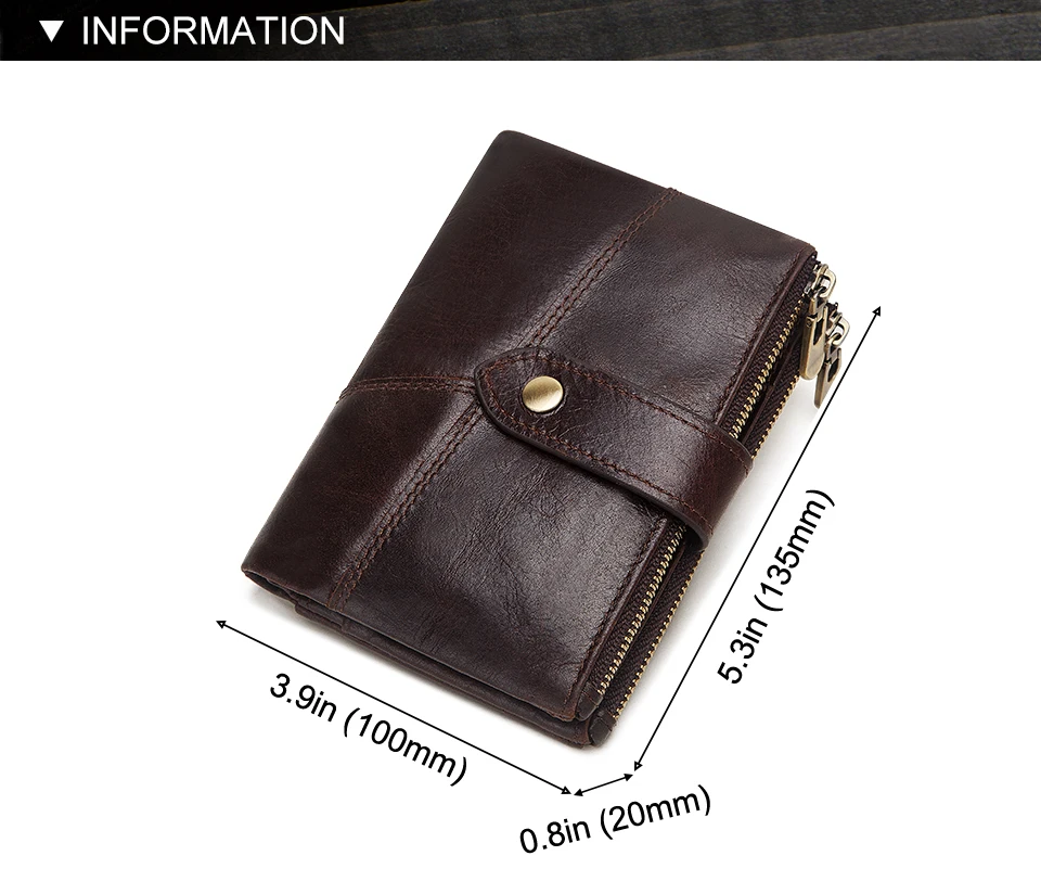 Genuine Leather Women Wallet GZCZ Casual Men Wallet Women Long Wallet In Women`s Wallet and Purses Retro Rfid Women Short Wallet