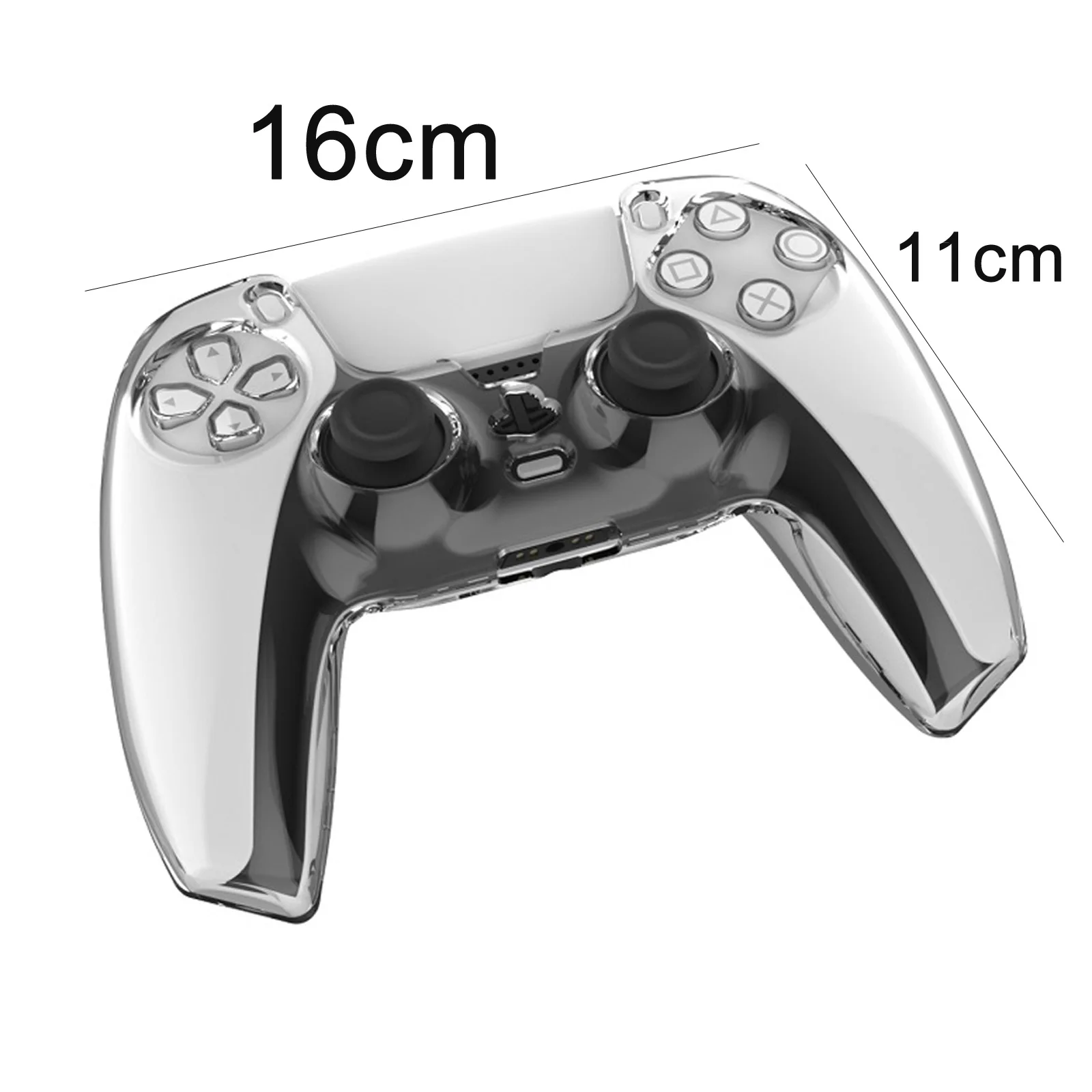 

Hard PC Clear Shell Protective Case Cover Skin For -SONY Playstation 5 PS5 Controller Gamepad Game Accessories