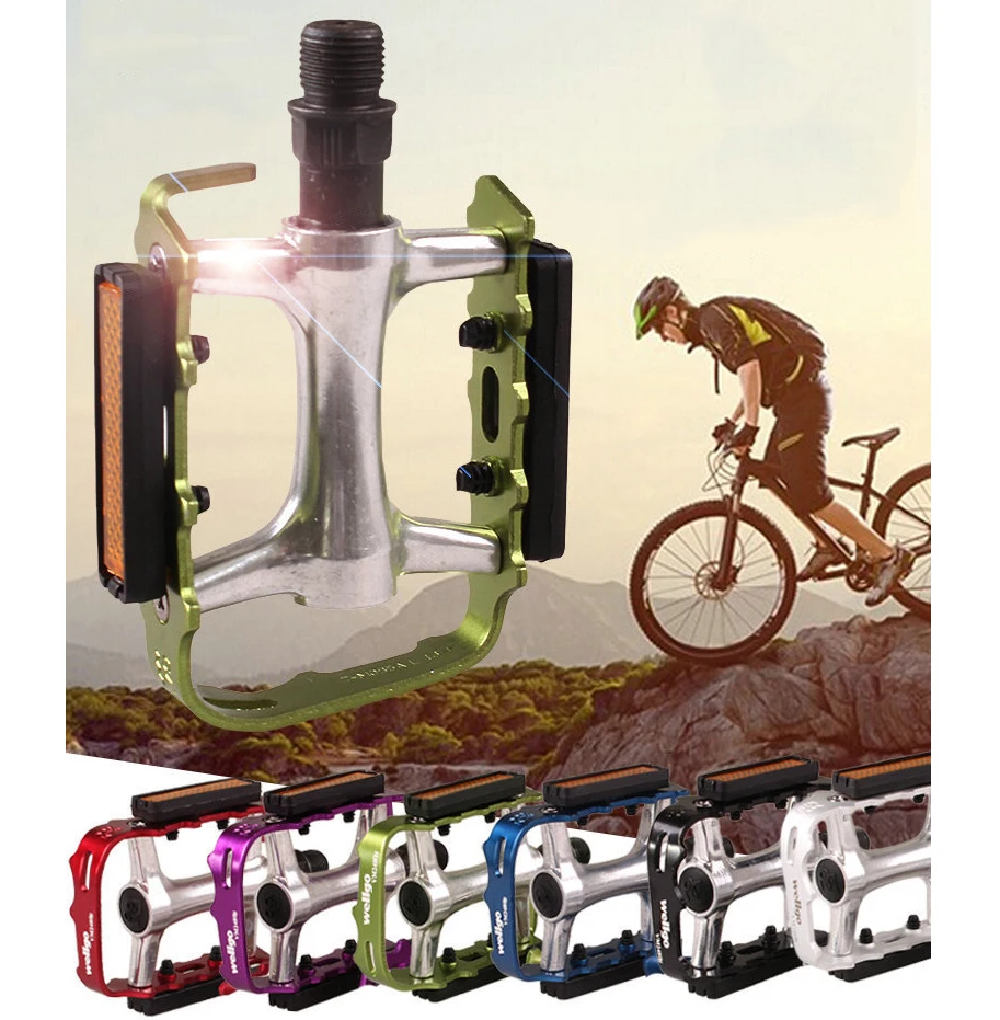 

Ultralight Bearing Pedals M248 Road Bike Pedal MTB Accessories M248DU Aluminum Alloy Black Silver Mountain Bicycle Parts -40