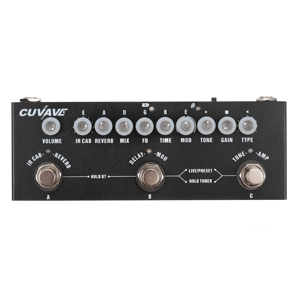 

Cuva Cube Baby Guitar Pedal Cuvave Rechargeable Pedal Delay Chorus Phaser Reverb Effect Pedal Guitar Accessories CUBE BABY
