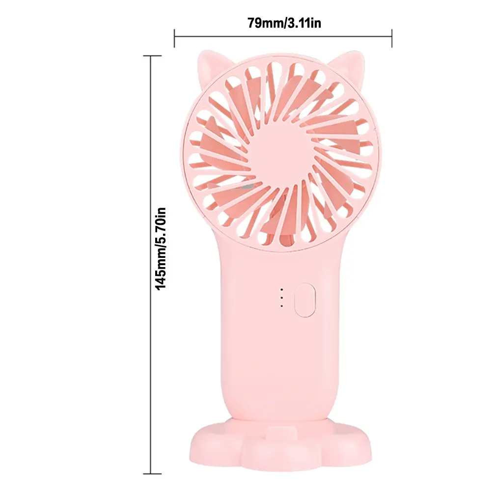 

New Mini Portable Pocket Fan 800mah Cool Air Handheld Travel Cooler Cooling Mini Fans Power Battery Office Outdoor Home Mini Fan