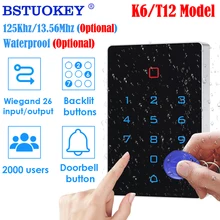 Outdoor IP68 Waterproof RFID Keypad Touch Access Control System Rainproof WG26/34 125Khz 13.56Mhz Access Controller Keyboard