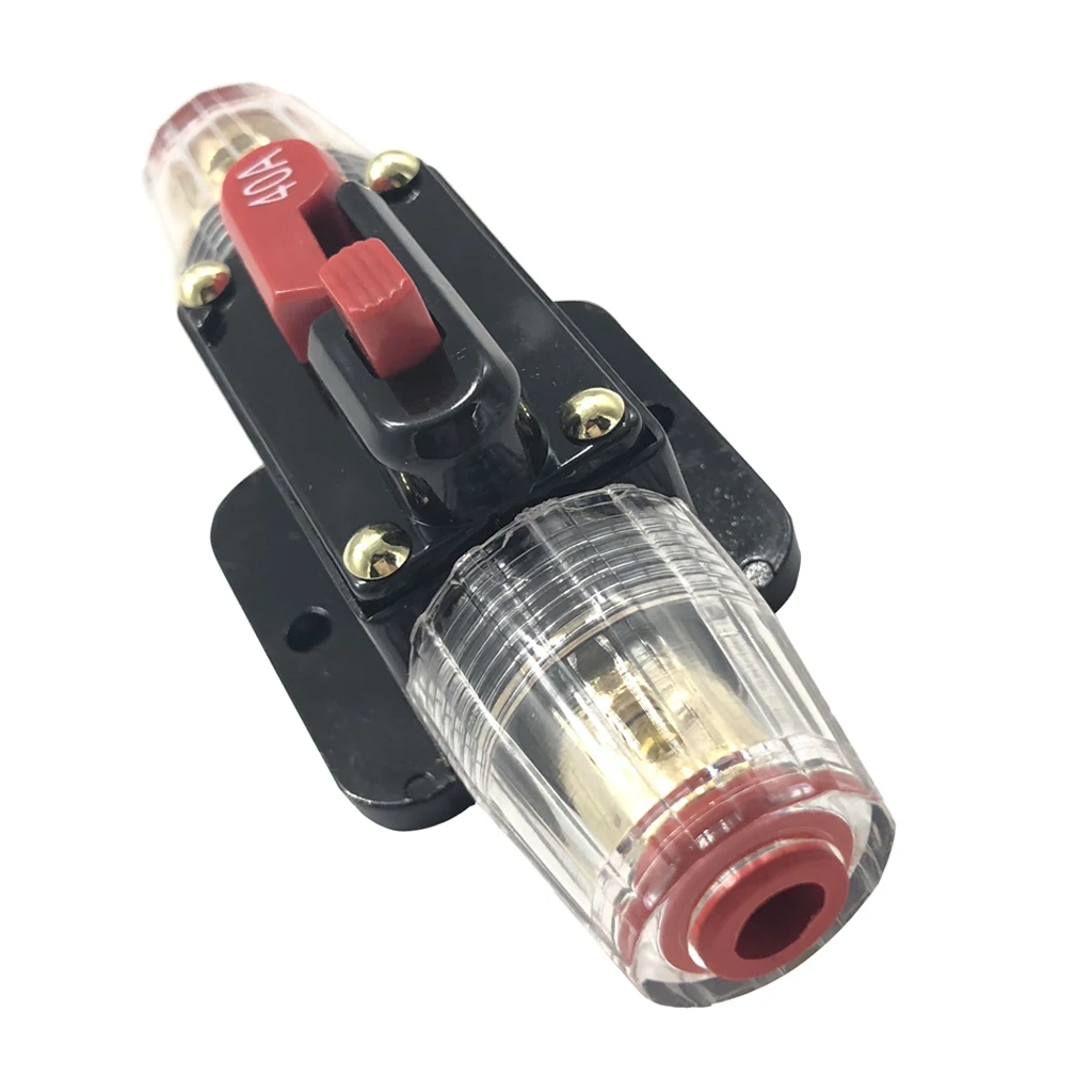 DC12V 24 в 40 ампер автомобильный аудио встроенный Выключатель Предохранитель Ручной