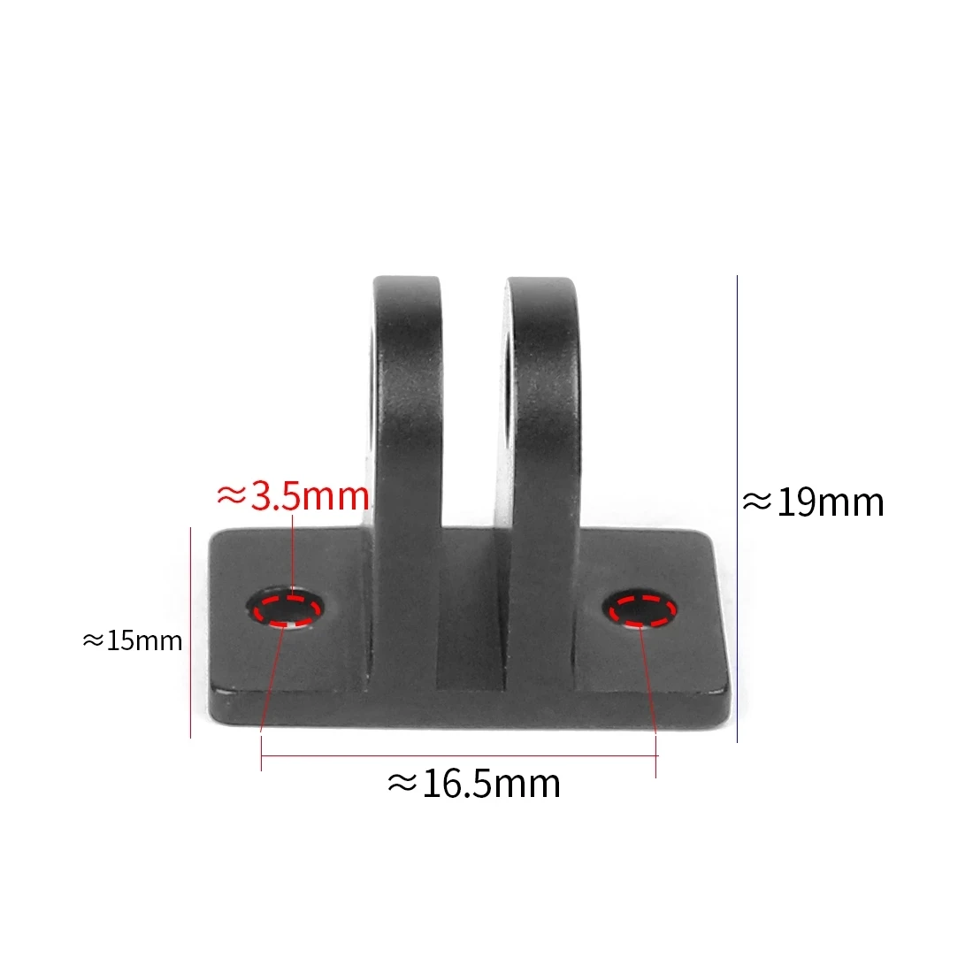 Алюминиевый мини-адаптер для штатива M3 2 шт. крепление сиденья Gopro Hero 8 7 6 5 Yi джи Osmo