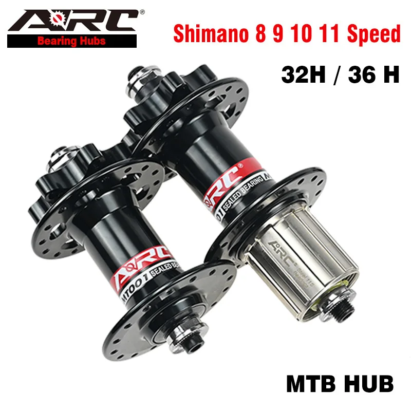 

ARC MTB Disc Hub 32 36 Holes Front 9x100 Rear 10x135 Bicycle Hub NBK Bearing Hub Mountain Bike Wheel Hub Shimano 8 9 10 11 Speed