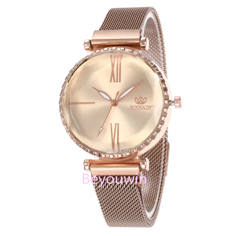100 шт/лот Модные женские сетчатые часы обертывание повседневные кварцевые