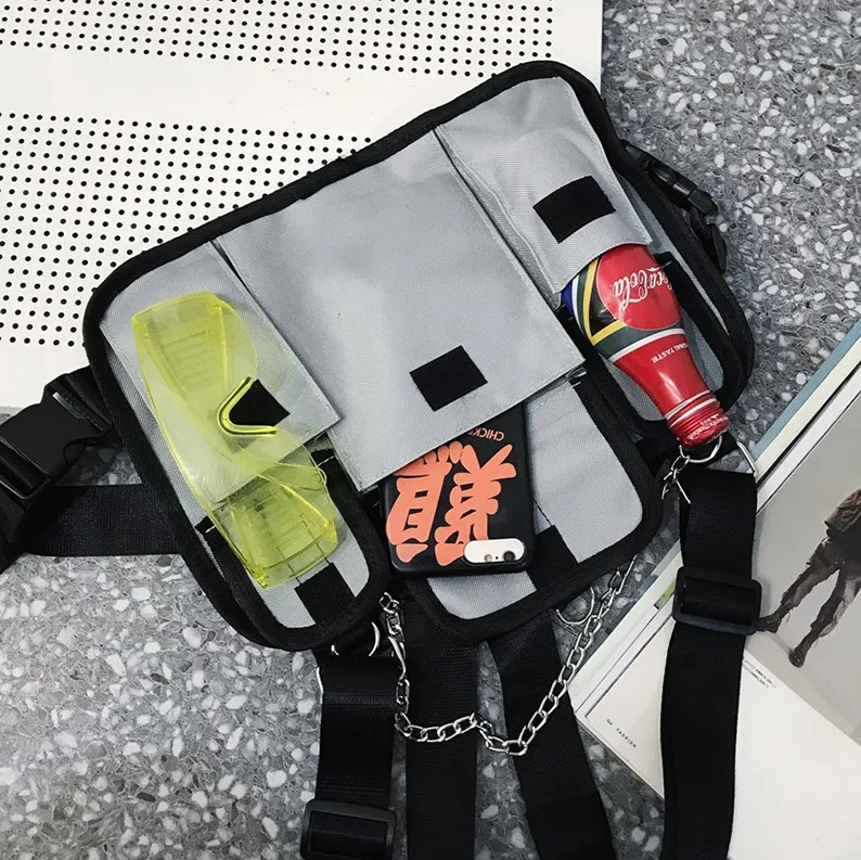 2019 Новый Канье Уэст стрит Инс горячий стиль Грудь Rig Военная Тактическая