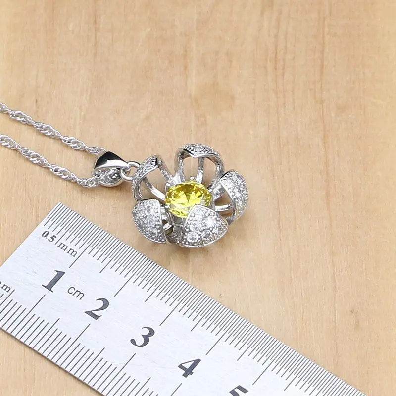 Комплект из колье и серёг серебра 925 пробы | Украшения аксессуары