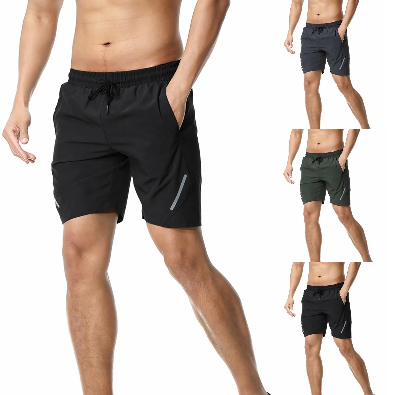 

Summer Shorts Men Shorts Trunks Fitness Workout 2021 Casual Beach Shorts Pants Man Breathable Gym Short Trousers Sweatpants