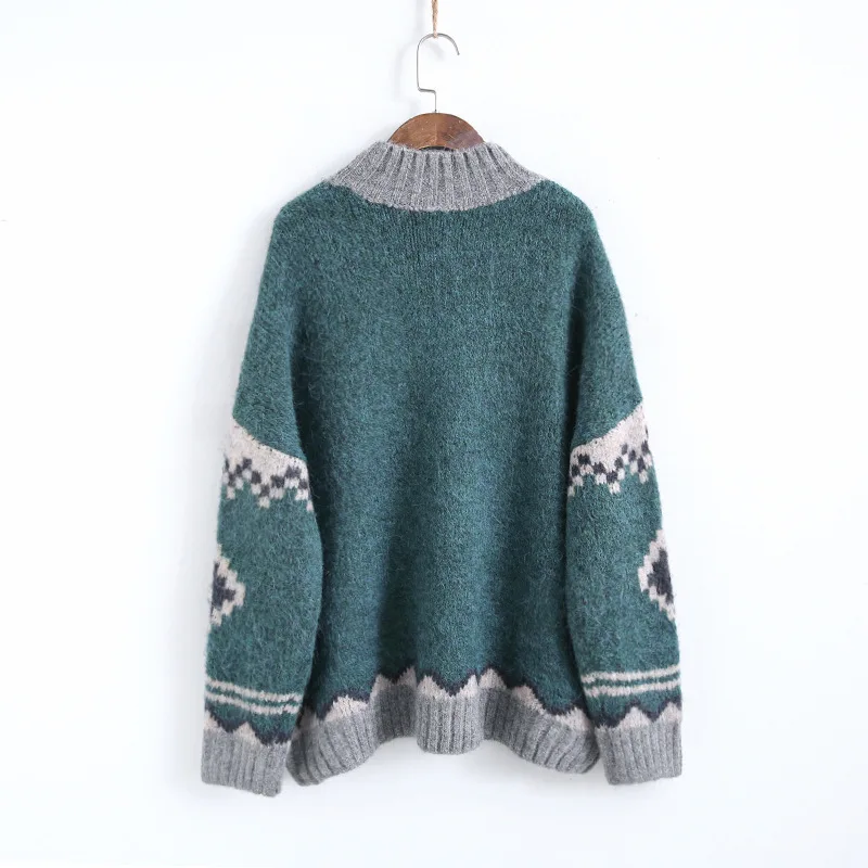 Johnature Tops Casual Sweater Women Clothes 2020 New Spring Pullovers O-neck Full Sleeve Leisure All-match Ladies Sweaters | Женская