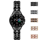 Браслет из нержавеющей стали для Samsung Galaxy Watch 4 4Classic, ремешок для наручных часов, цепочка для Active 2 Amazfit GTR 3, 22 мм 20 мм, 44 мм 40 мм