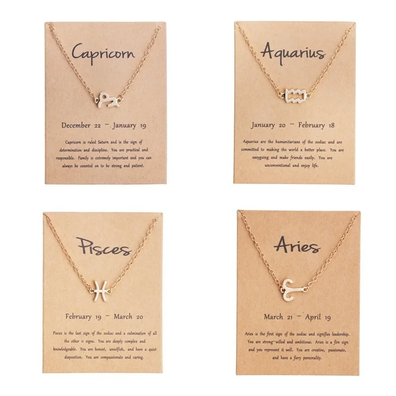 12 созвездия Зодиака Знаки браслеты для женщин рыбы Водолей Рак Лев золотой цвет