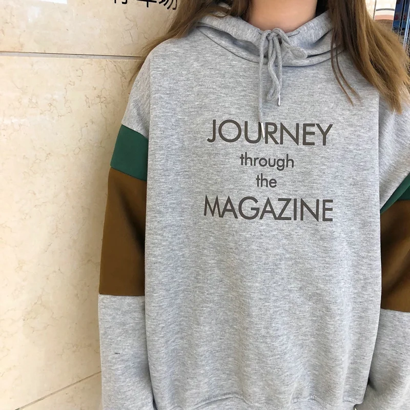 Женская толстовка с капюшоном однотонная утепленная большого размера бархатным