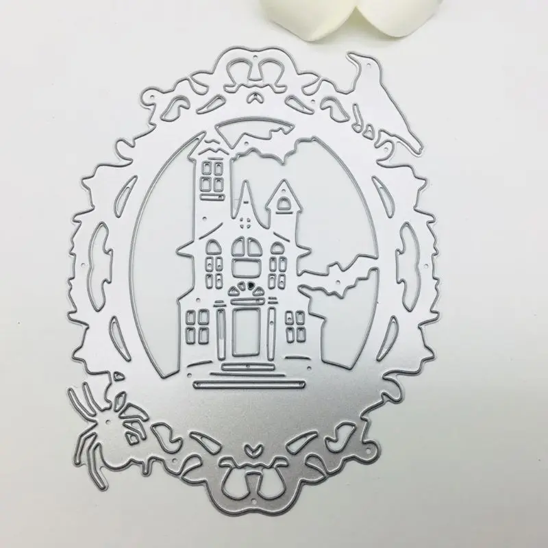 Halloween Castle Hat Christmas Snowflake Metal Cutting Dies Stencil Scrapbooking Album Stamp Paper Card Embossing Craft Decor | Дом и сад