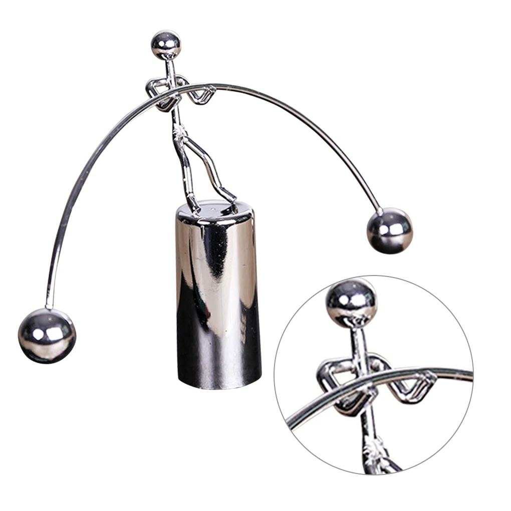 1 шт. баланс Набор детских качелей Сталь игрушка настольная лампа вращающийся